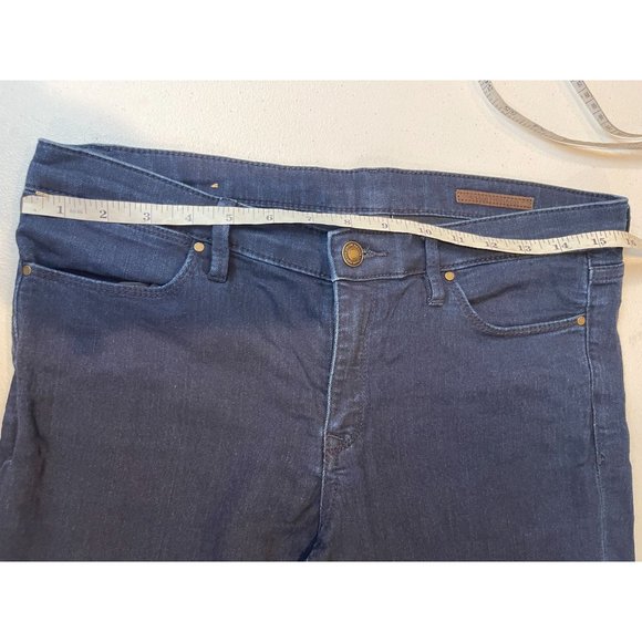 Club Monaco Womens Jeans Straight Leg Mid Rise Five Design Pockets Blue Size 30 - Picture 3 of 11